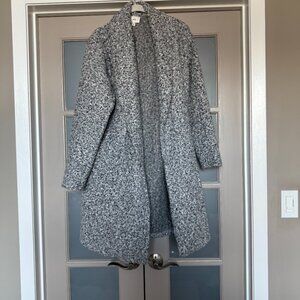 Nlt Brand Open Front Black and White Long Sleeve Cardigan Size M